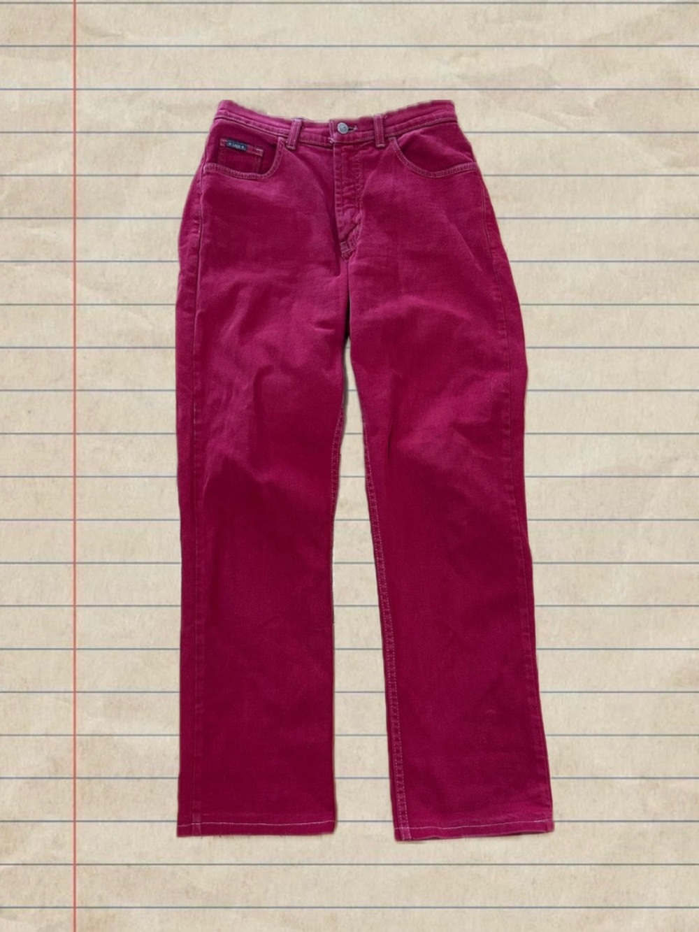 Vintage Lois Red Jeans
